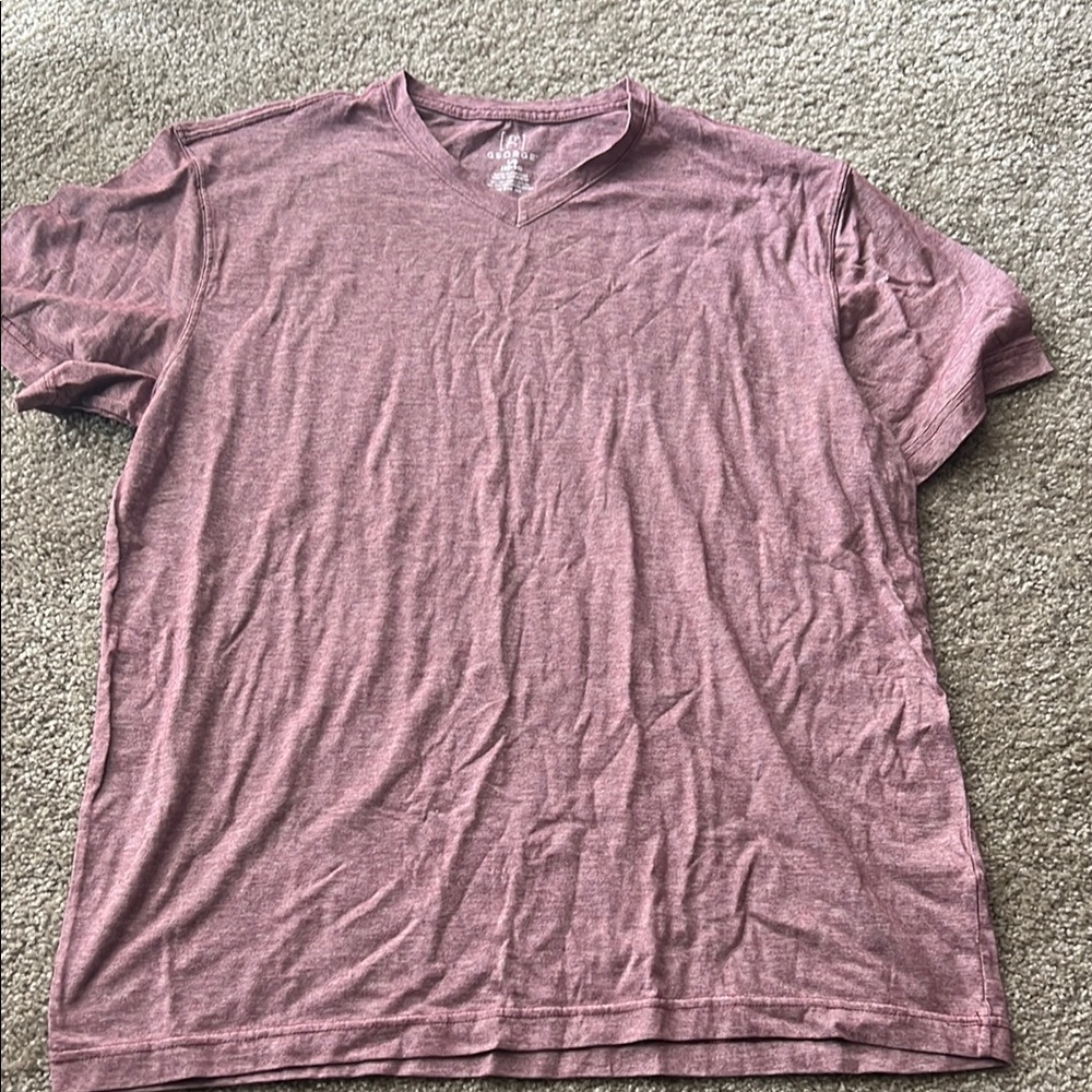 George Red Short Sleeve Tee